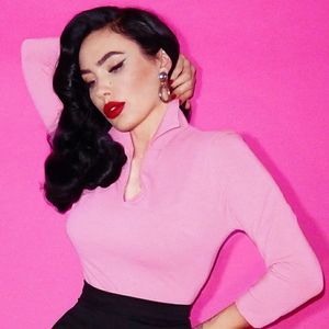 Vixen top in light pink